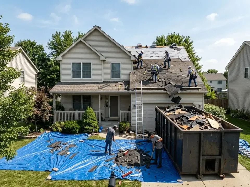 roof-replacement-debris-remova-004 — frequently asked questions, Cheapest Dumpster Rentals in Hunter, OH
